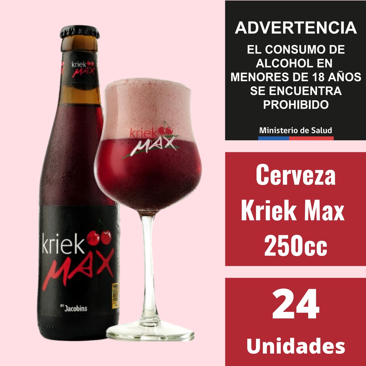 Cerveza  Kriek  Max 25 cl Caja 24 Cervezas