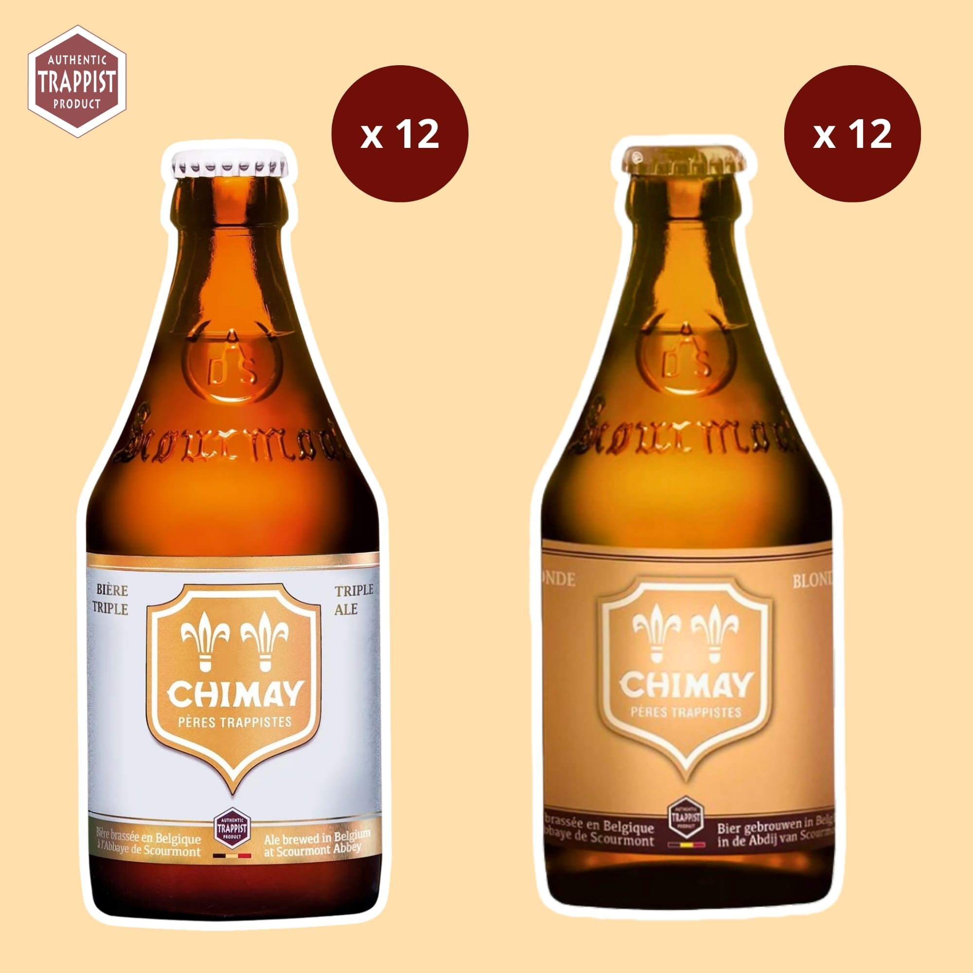 Mix Chimay 330ml Caja 24 Cervezas